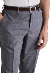 Brunello Cucinelli Super 120s Virgin Wool Overcheck Formal Fit Trousers