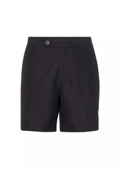 Brunello Cucinelli Swim Shorts with Tabbed Waistband and Waist Tabs