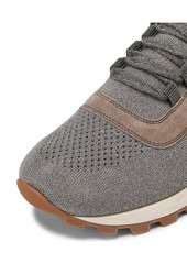 Brunello Cucinelli Textile Low-Top Sneakers