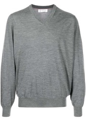 Brunello Cucinelli V-neck wool-cashmere jumper