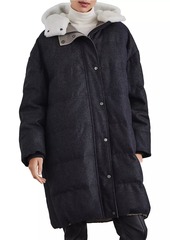 Brunello Cucinelli Virgin Wool Flannel Down Parka