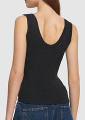 Brunello Cucinelli Wool & Cashmere Knit Tank Top