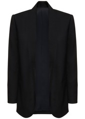 Brunello Cucinelli Wool Crepe Single Breast Jacket