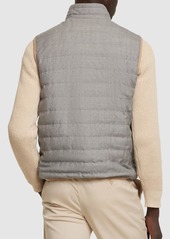 Brunello Cucinelli Wool Zip-down Vest