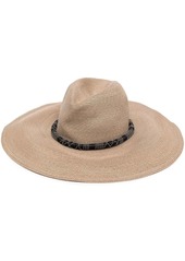 Brunello Cucinelli wide-brim woven sun hat