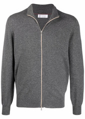 Brunello Cucinelli zip-up cashmere cardigan