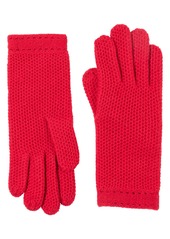 Bruno Magli Cashmere Honeycomb Knit Gloves in Black at Nordstrom Rack