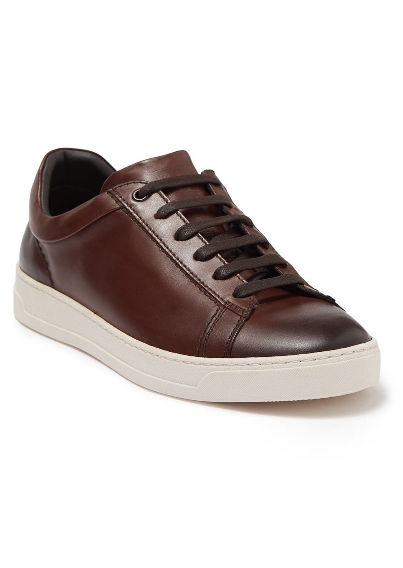 Bruno Magli Diego Leather Sneaker in Rust at Nordstrom Rack