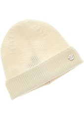 Bruno Magli Honeycomb Stitched Cuffed Cashmere Hat