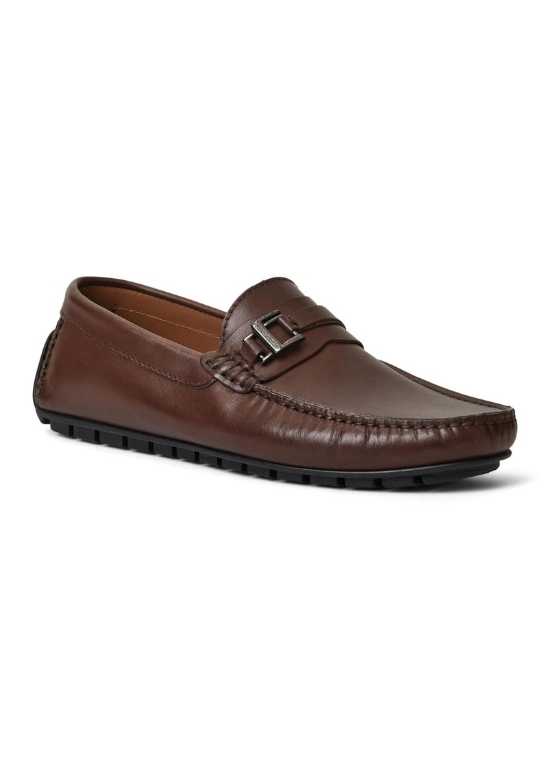 Bruno Magli Men's Xanto Leather and Suede Driving Loafers - Brown Leather