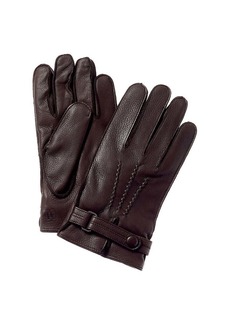 Bruno Magli Two-Tone Cashmere-Lined Leather & Suede Gloves