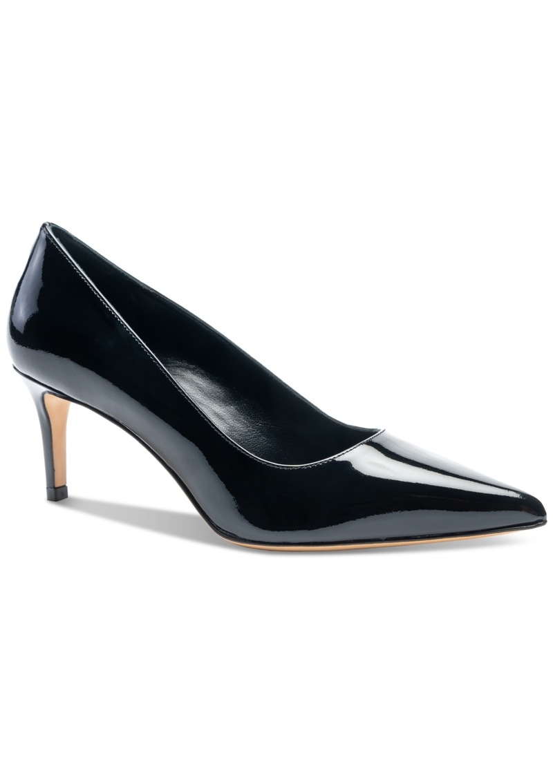 Bruno Magli Women's Tara Capped-Toe Pumps - Black Patent