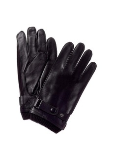 Bruno Magli Wool-Blend & Leather Gloves