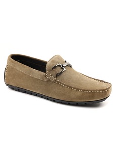 Bruno Magli Xavier Loafer in Taupe Suede at Nordstrom Rack