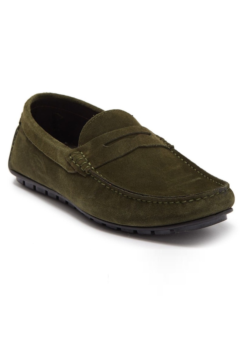 Bruno Magli Xeno Suede Driver in Military Green at Nordstrom Rack