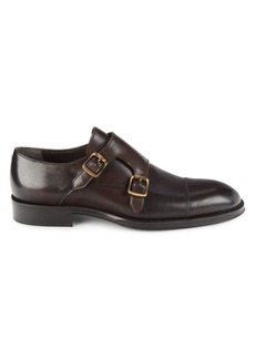 Bruno Magli Carl Leather Double Monk Strap Shoes