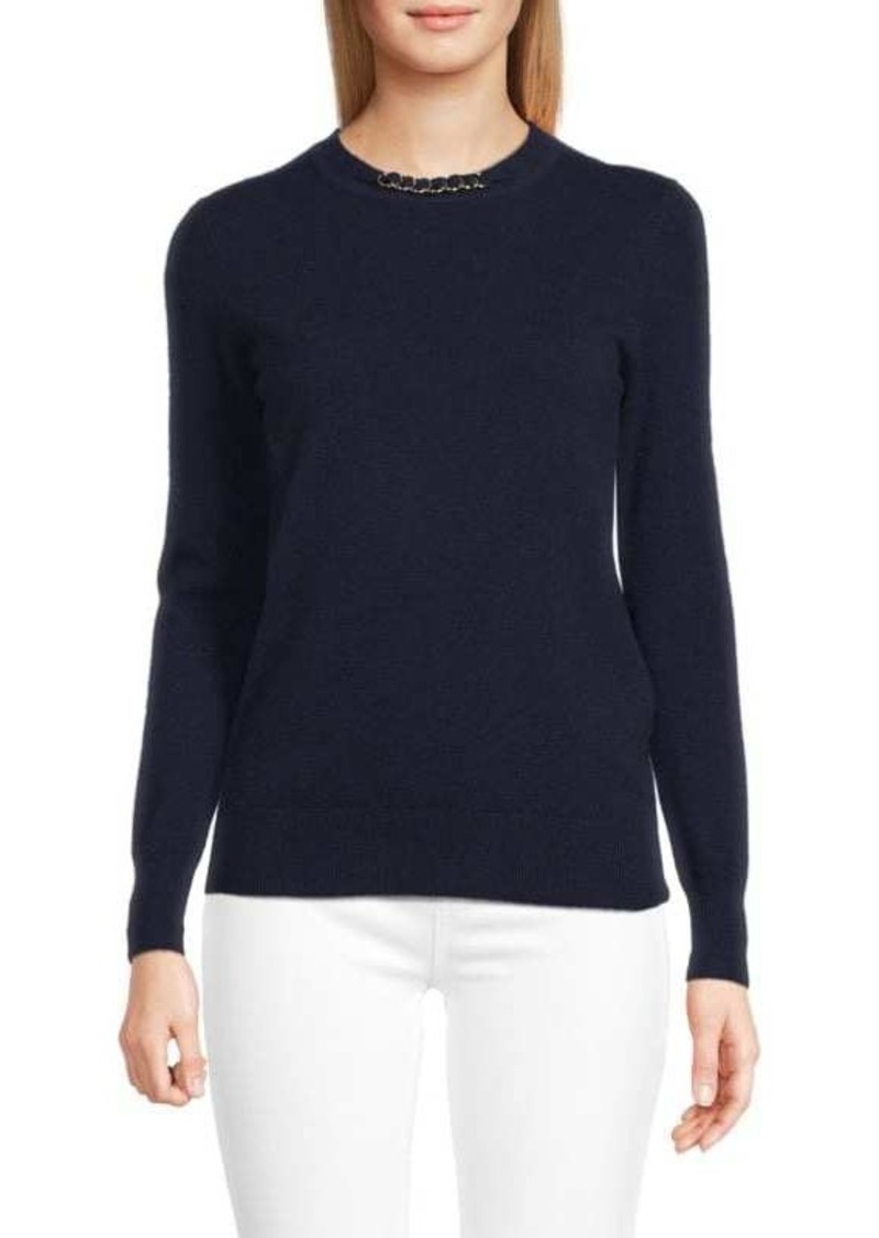 Bruno Magli Cashmere Ribbed Sweater