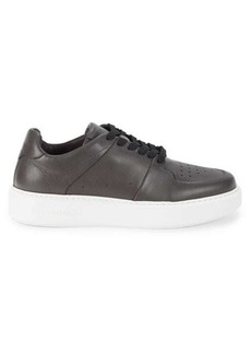 Bruno Magli Cesare Leather Low Top Sneakers