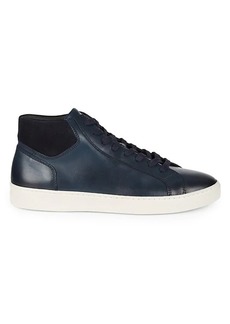Bruno Magli Dimento Leather & Suede High-Top Sneakers