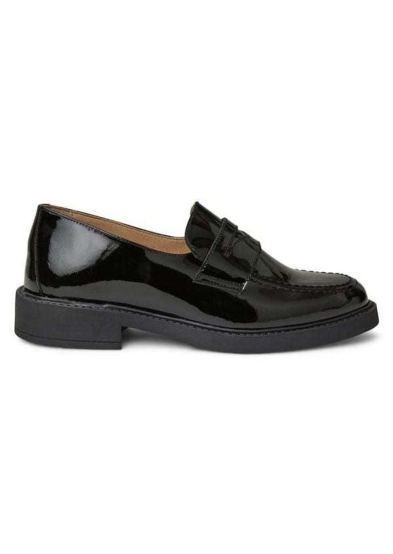 Bruno Magli Elle Leather Platform Loafers