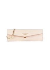 Bruno Magli Embossed Leather Envelope Clutch