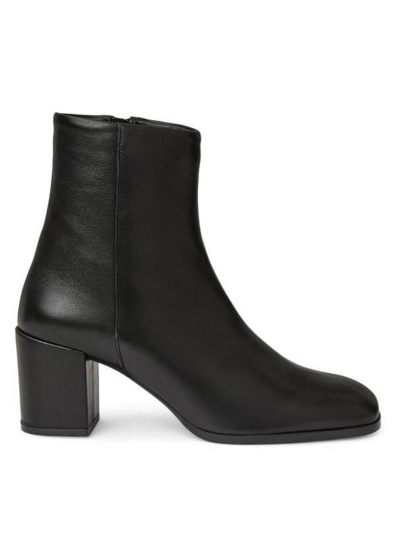 Bruno Magli Etna Block Heel Leather Boots