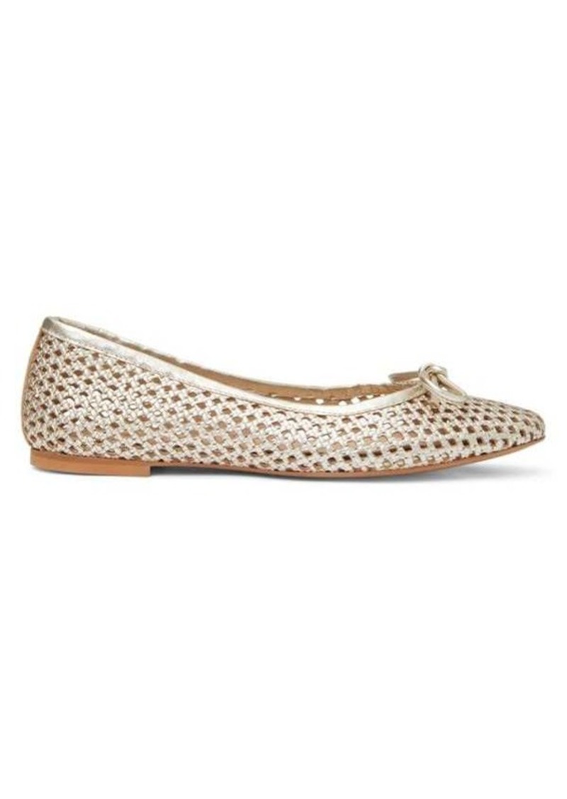 Bruno Magli Janina Woven Leather Flats