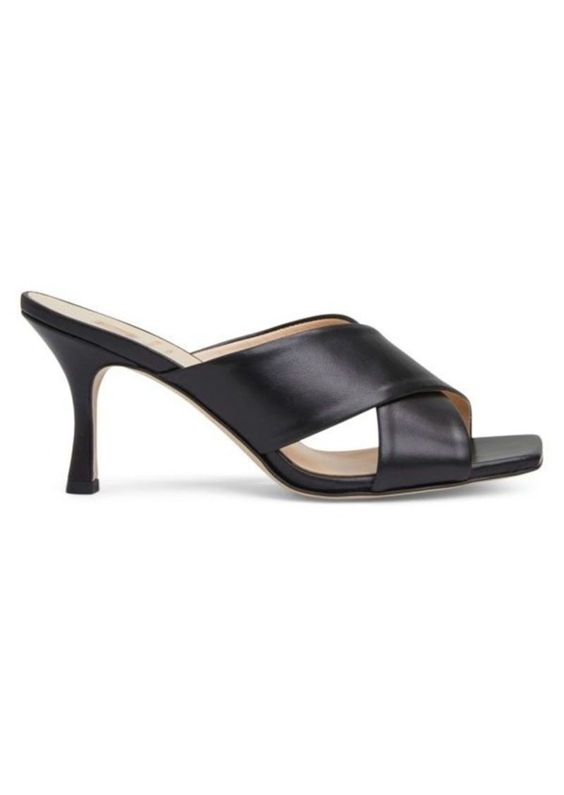 Bruno Magli Lisotta Cross Strap Leather Sandals