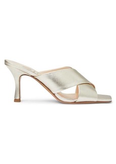 Bruno Magli Lisotta Metallic Leather Sandals