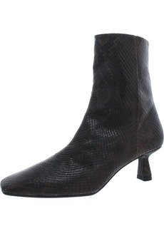 Bruno Magli Mati Womens Leather Embossed Ankle Boots