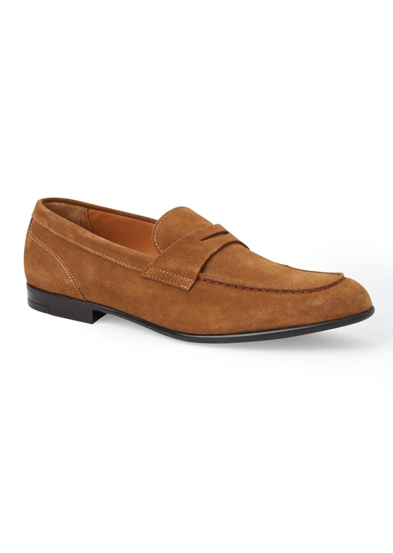 Bruno Magli Men's Silas Loafers - Cognac Suede