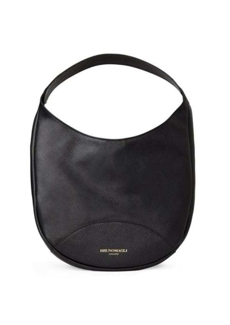 Bruno Magli Mini Leather Hobo Bag