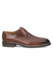 Bruno Magli Norris Plain Toe Leather Lace-Up Shoes