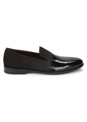 Bruno Magli Picasso Suede & Patent Leather Loafers