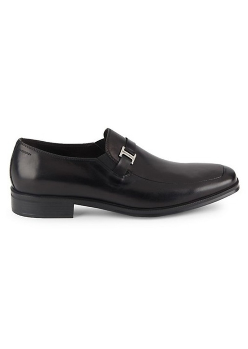 bruno magli pivetto leather loafers