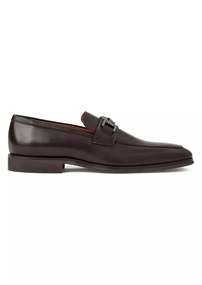 Bruno Magli Raging Bit Leather Loafers