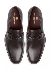 Bruno Magli Raging Bit Leather Loafers