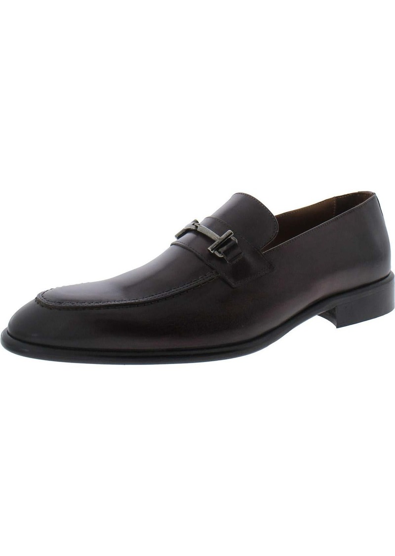 Bruno Magli Sante Mens Leather Slip On Loafers