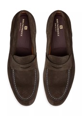 Bruno Magli Silas Suede Penny Loafers