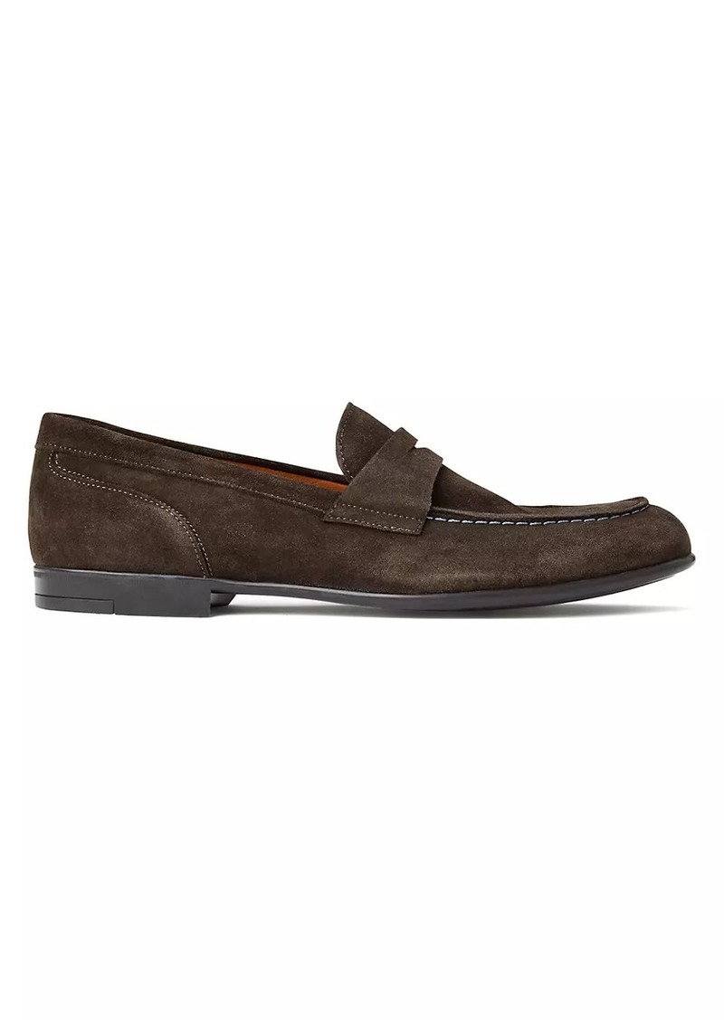 Bruno Magli Silas Suede Penny Loafers