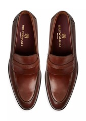 Bruno Magli Silvestro Burnished Leather Loafers