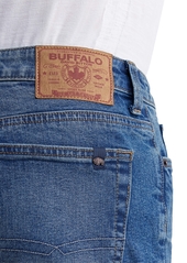 Buffalo Jeans "Biuffalo David Bitton Men's Dean Relaxed-Straight Fit Stretch 10.5"" Denim Shorts - Indigo"