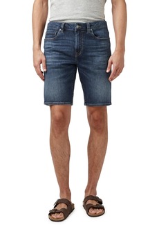 Buffalo Jeans Buffalo David Bitton Men's Relaxed Straight Dean Denim Shorts VEINED and Crinkled S23 36