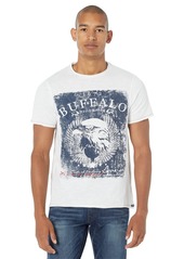 Buffalo Jeans Buffalo David Bitton Men's Short Sleeve Crew Neck Graphic Tee White