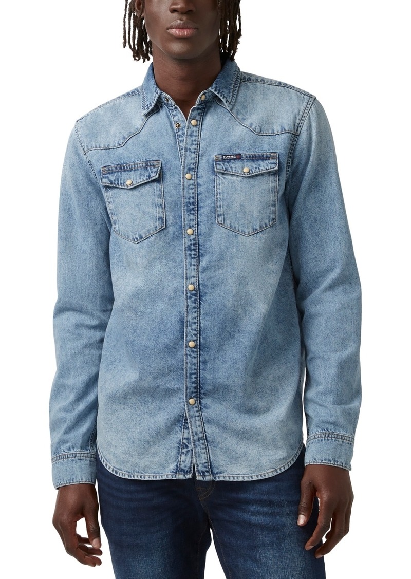 Buffalo Jeans Men's Sheldon Long Sleeve Denim Shirt - Indigo