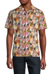 Buffalo Jeans Saprino Tropical-Print Shirt
