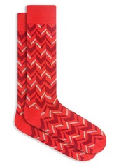 Bugatchi Chevron Stripe Dress Socks