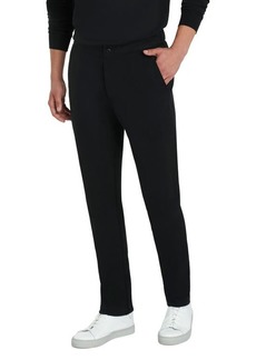 Bugatchi Comfort Stretch Cotton Pants in Black at Nordstrom