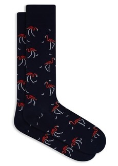 Bugatchi Flamingo Dress Socks