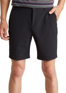 Bugatchi Flat Front Shorts in Black at Nordstrom Rack